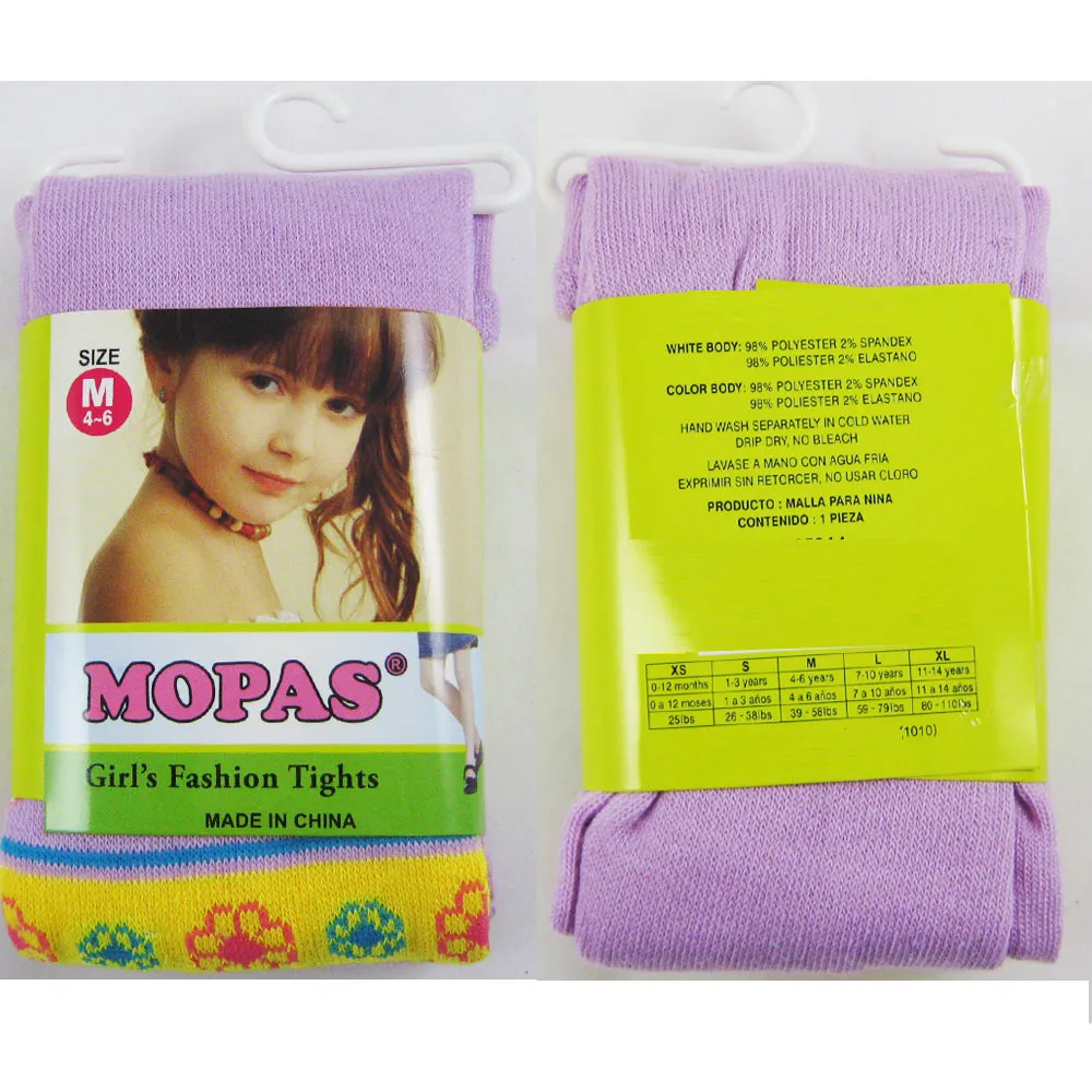 3 Pair Stockings Tights Girls Toddler Pantyhose 4-6 Medium School Ballet Opaque