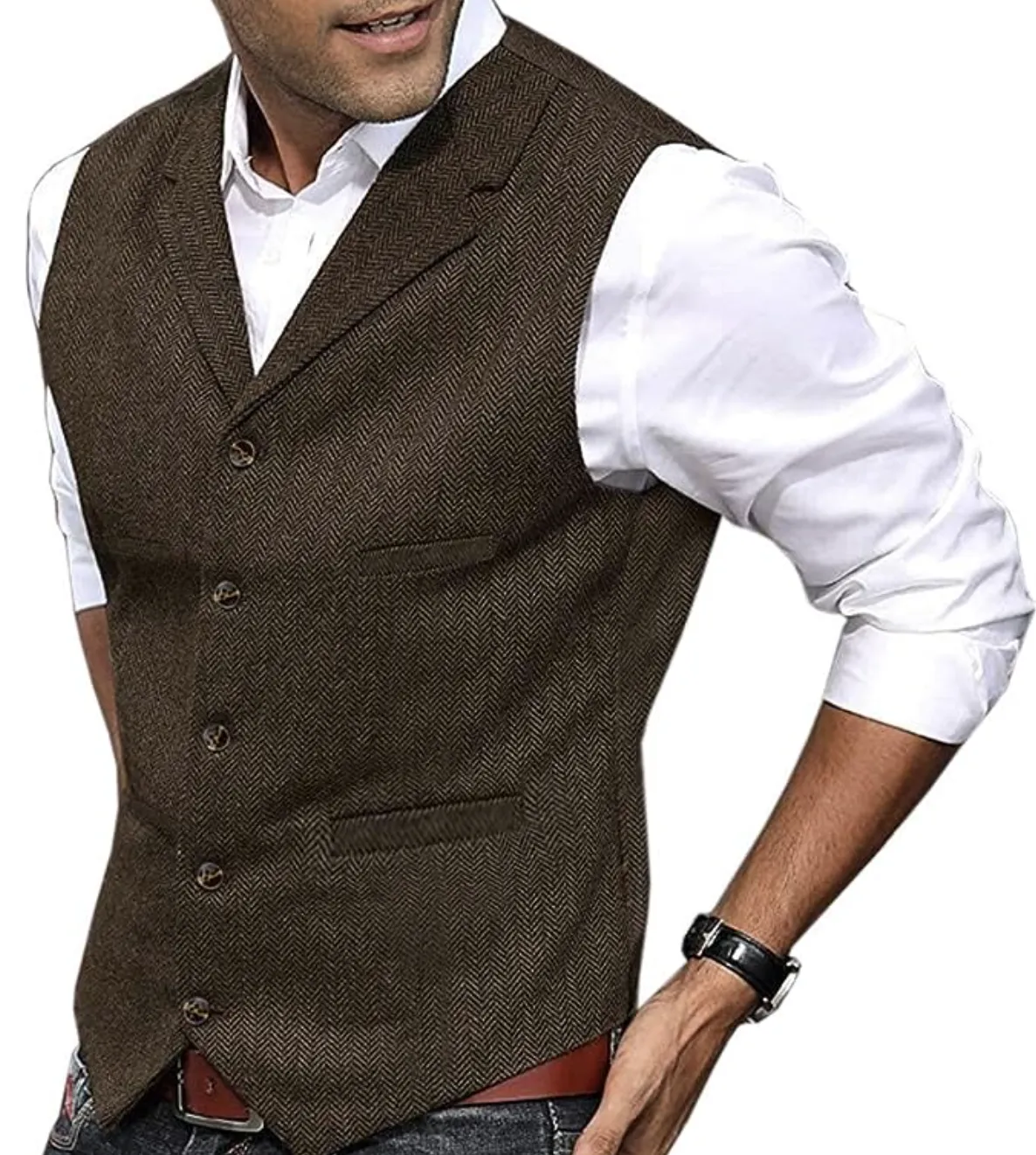 Anders | Stylish Tailored Button-Up Vest