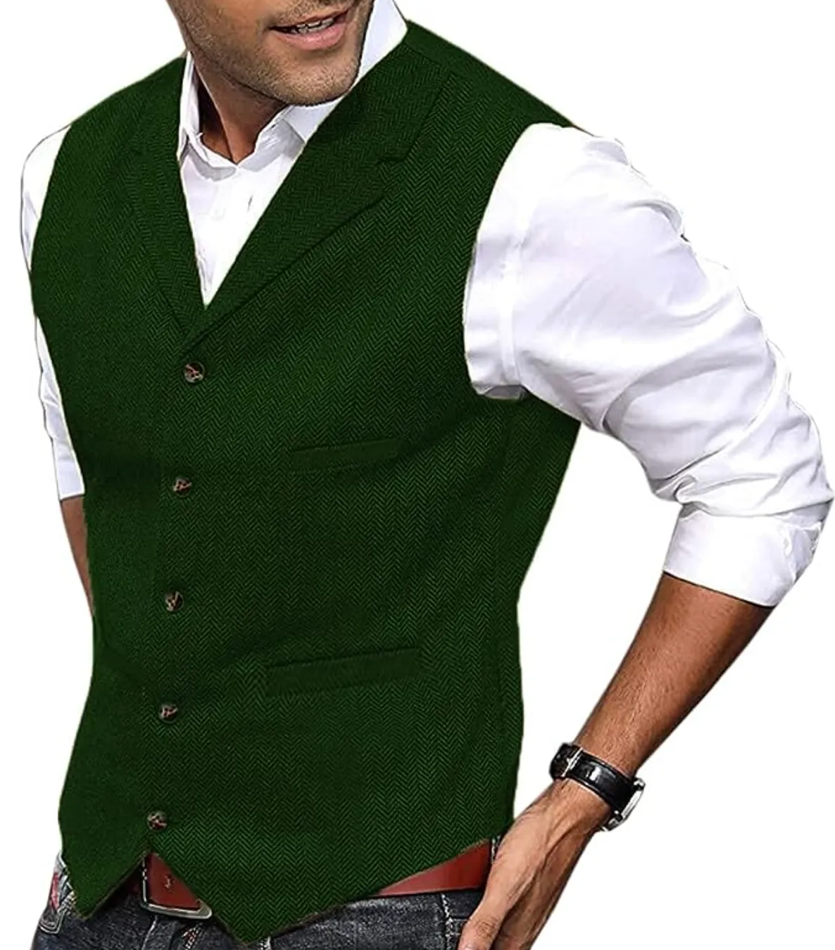 Anders | Stylish Tailored Button-Up Vest