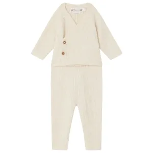 Bonpoint Baby Theva Two Piece Set Milk White