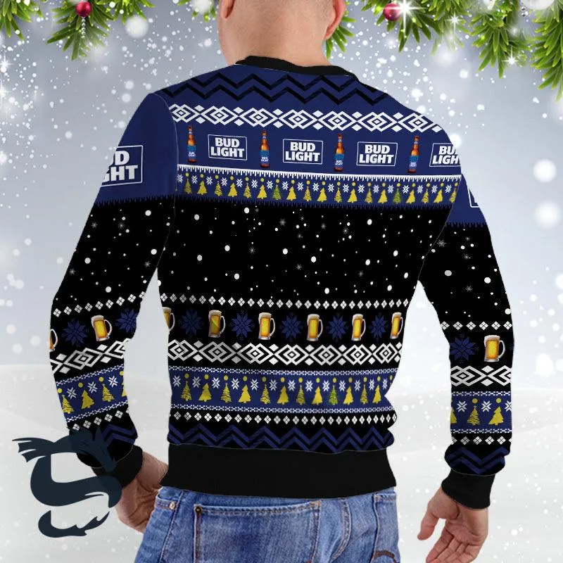 Corona Beer Santa Reindeer Snowflake Christmas Sweater