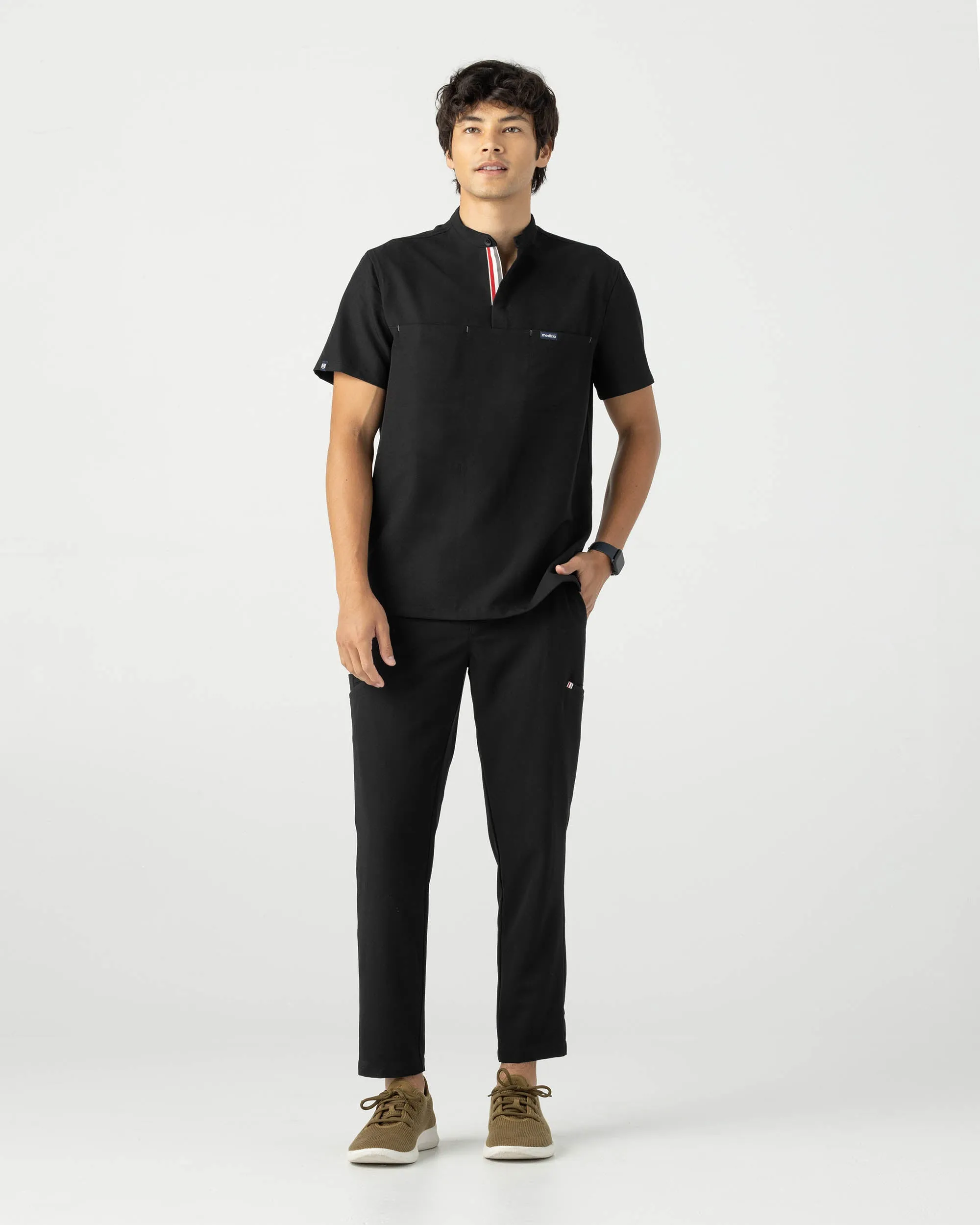FYSEL® Skye‎ ‎ Banded Collar Scrub Top