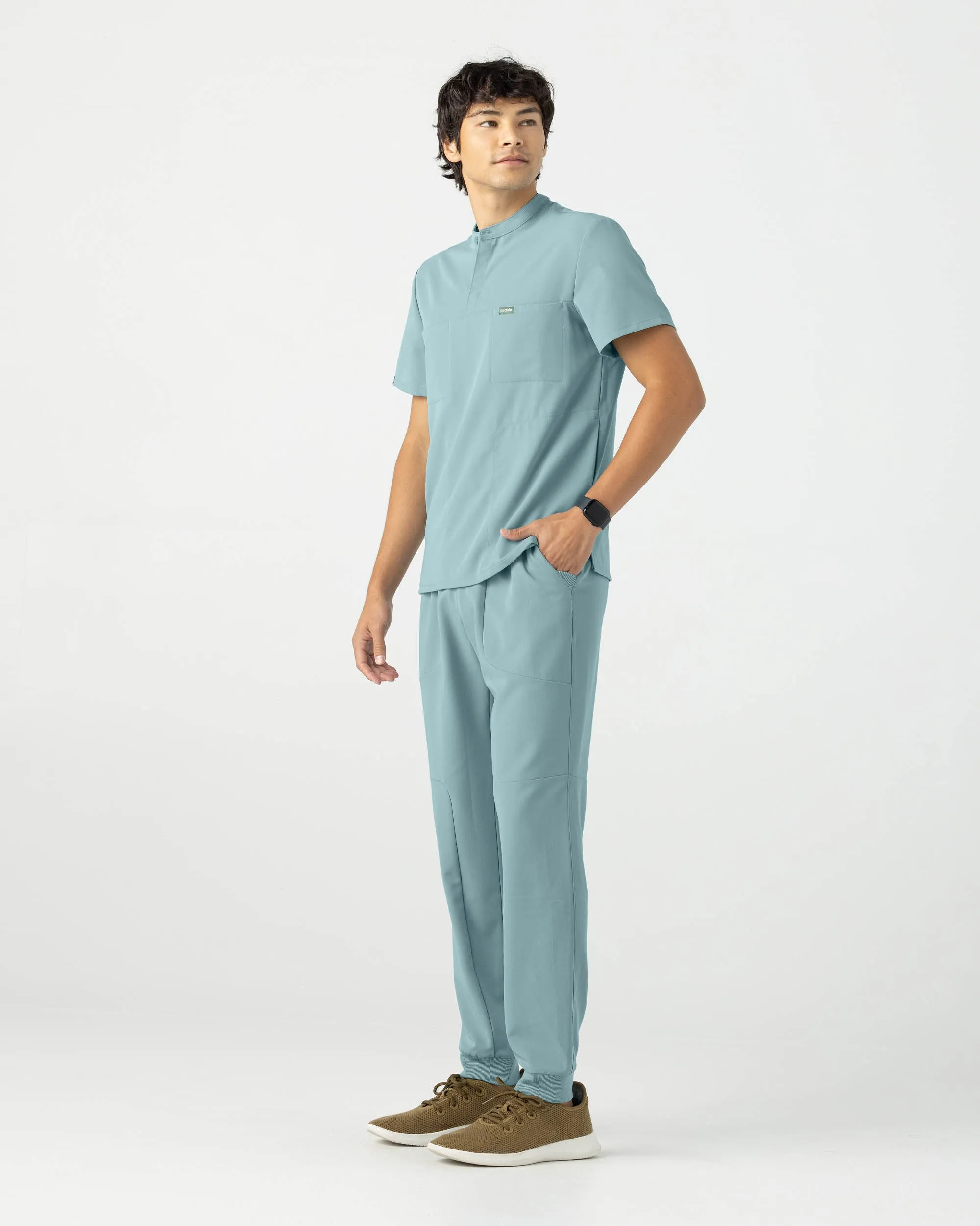 FYSEL® Skye‎ ‎ Banded Collar Scrub Top