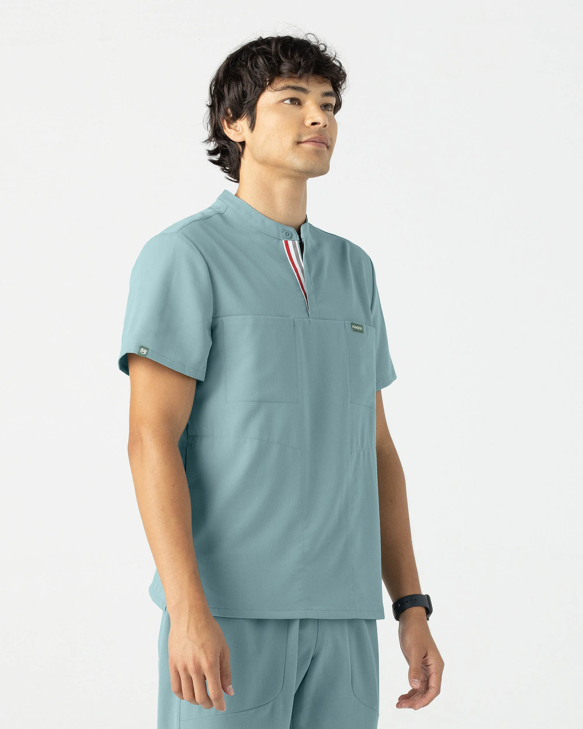 FYSEL® Skye‎ ‎ Banded Collar Scrub Top