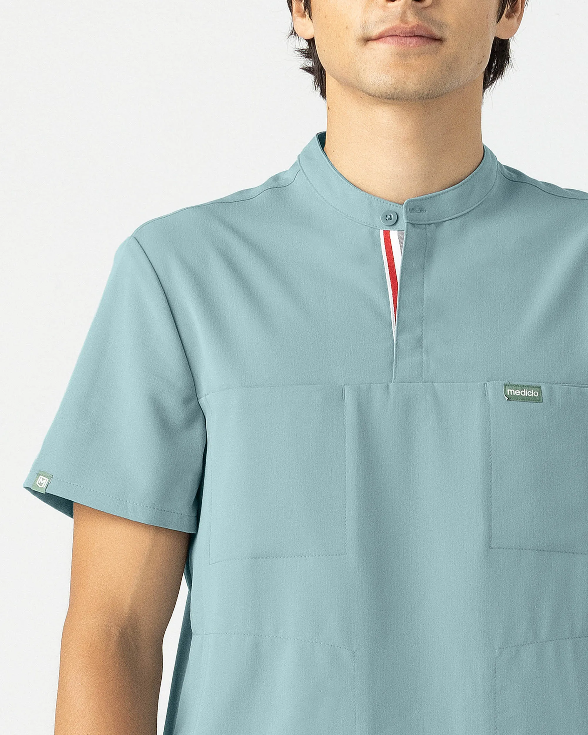 FYSEL® Skye‎ ‎ Banded Collar Scrub Top