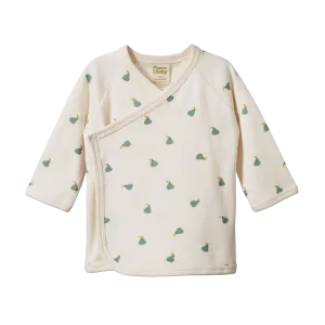 Nature Baby Kimono Jacket - Petite Pear Print