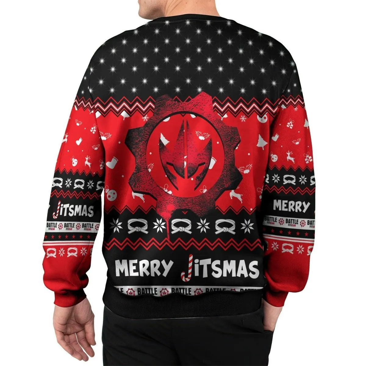 Villain Santa Claus Jitsmas Sweatshirt