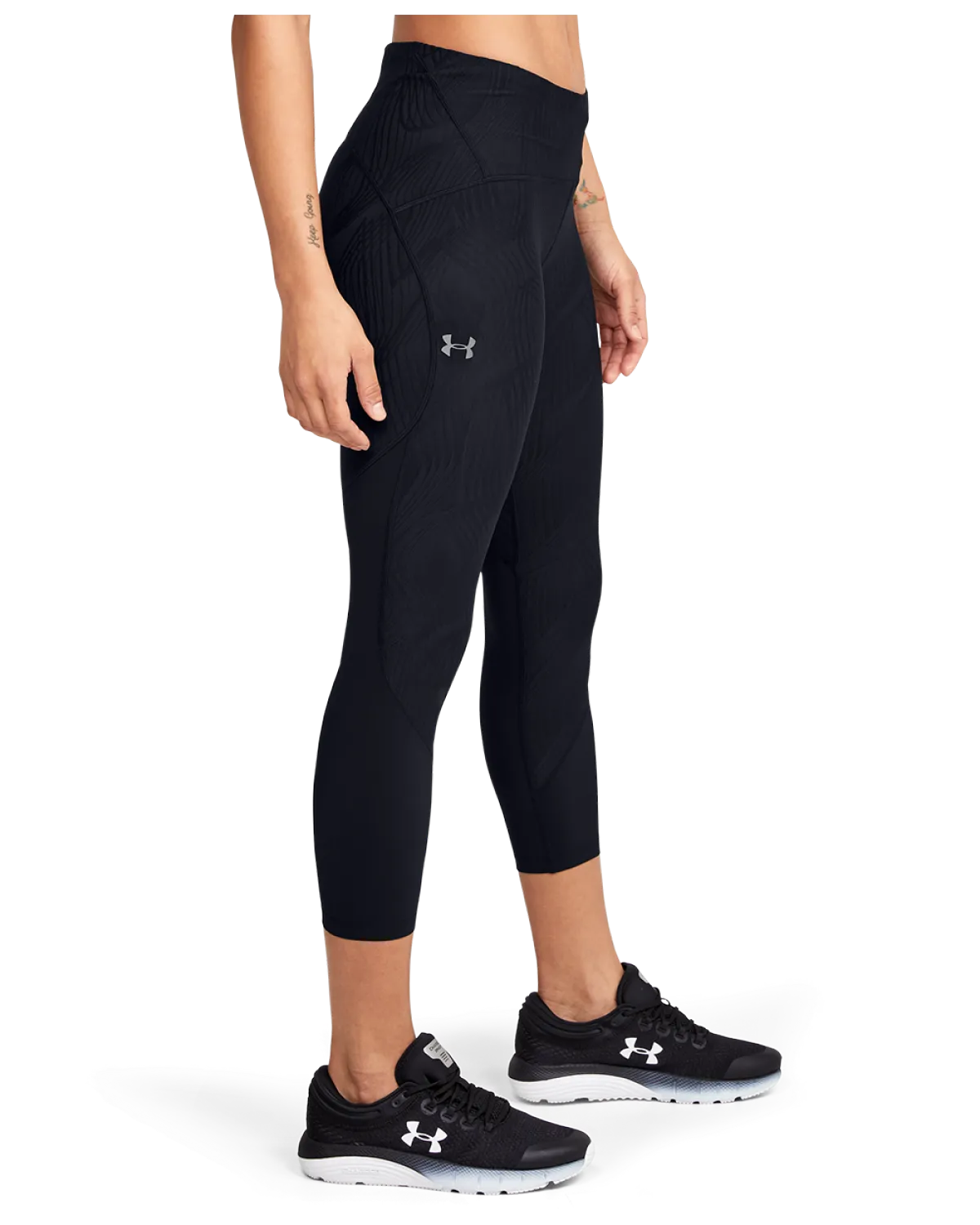 Women's UA Fly Fast Jacquard Crop 1350079-001
